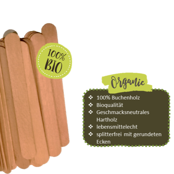 Holz Stiele Branding